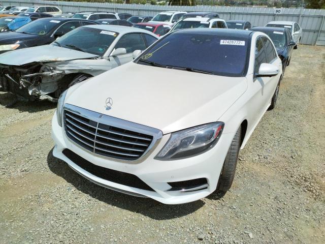 WDDUG8CB4EA048911 - 2014 MERCEDES-BENZ S 550 WHITE photo 2