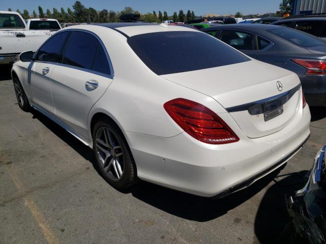 WDDUG8CB4EA048911 - 2014 MERCEDES-BENZ S 550 WHITE photo 3