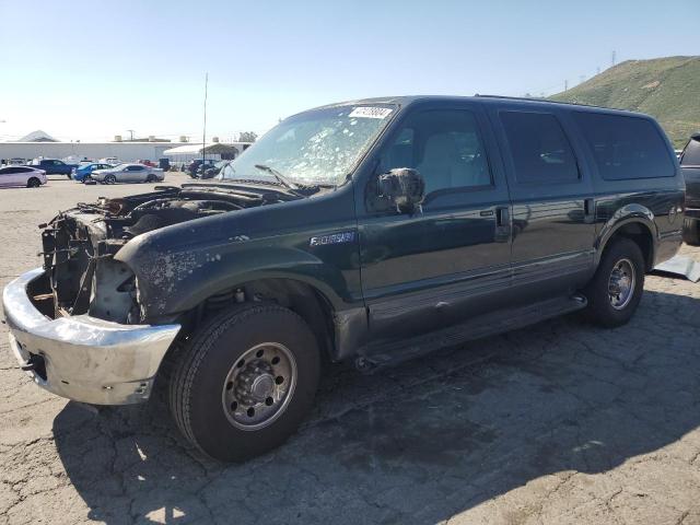 1FMNU40S92EB31206 - 2002 FORD EXCURSION XLT GREEN photo 1