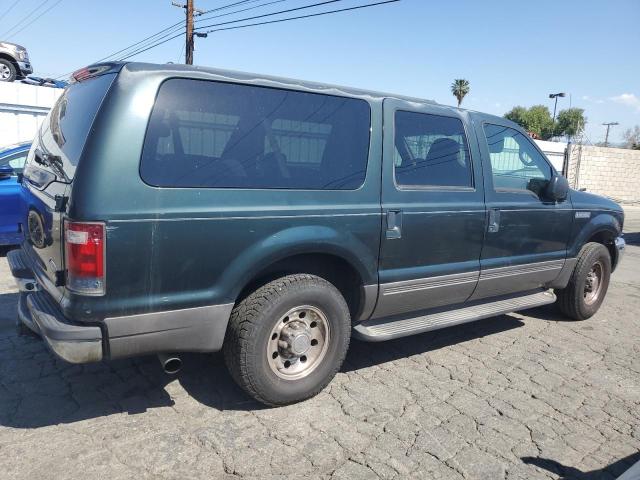 1FMNU40S92EB31206 - 2002 FORD EXCURSION XLT GREEN photo 3