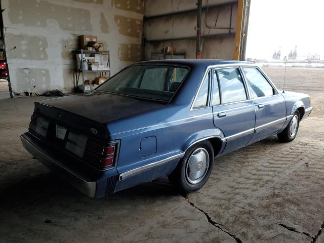 1FABP3938EG117476 - 1984 FORD LTD BLUE photo 3