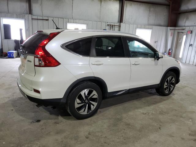 5J6RM4H9XGL112264 - 2016 HONDA CR-V TOURING WHITE photo 3