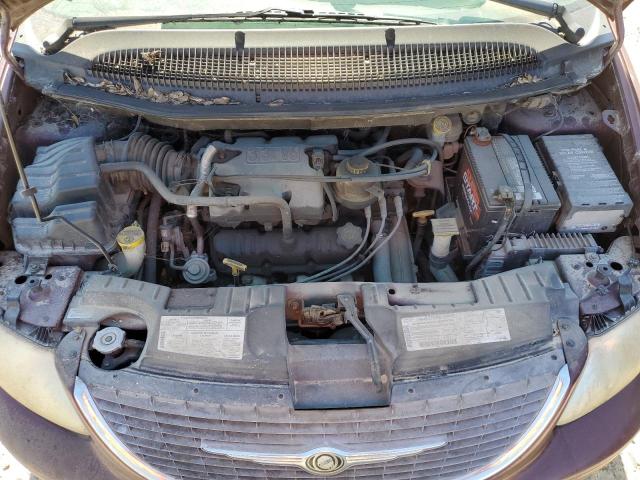 2C4GP44371R335639 - 2001 CHRYSLER TOWN & COU LX MAROON photo 11