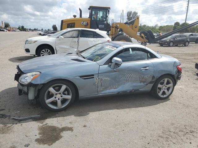 WDDPK4HA5DF055016 - 2013 MERCEDES-BENZ SLK 250 BLUE photo 1