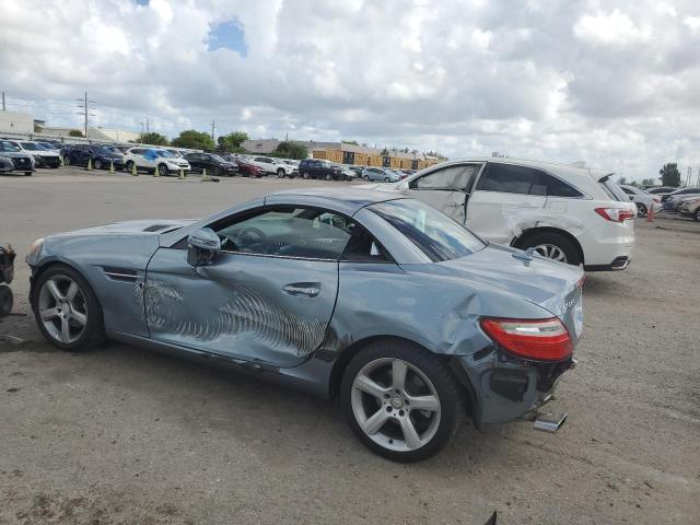 WDDPK4HA5DF055016 - 2013 MERCEDES-BENZ SLK 250 BLUE photo 2