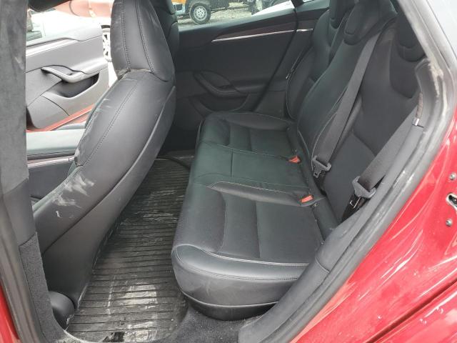 5YJSA1E66MF453264 - 2021 TESLA MODEL S Qırmızı foto 10