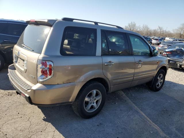 5FNYF18657B009899 - 2007 HONDA PILOT EXL TAN photo 3