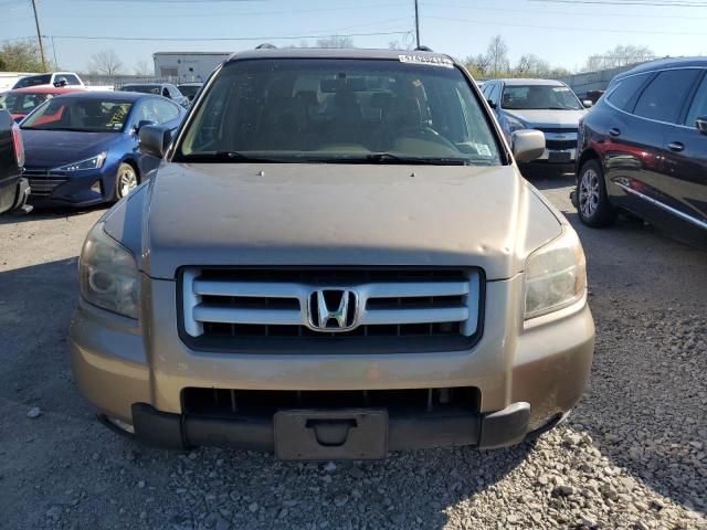 5FNYF18657B009899 - 2007 HONDA PILOT EXL TAN photo 5