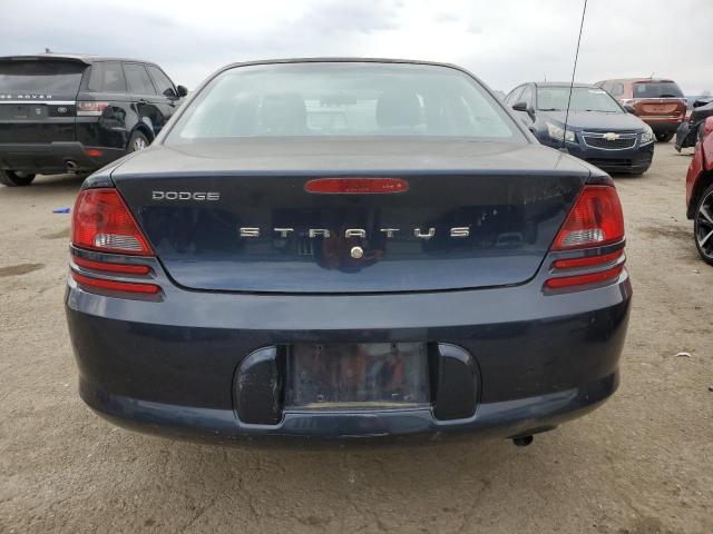 1B3EL36T94N334571 - 2004 DODGE STRATUS SE BLUE photo 6