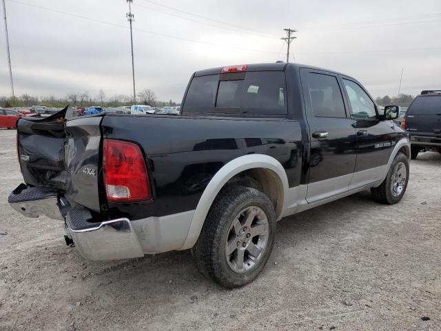 1C6RD7NT4CS206493 - 2012 DODGE RAM 1500 LARAMIE BLACK photo 3