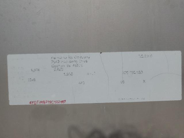 4YDT298215C122497 - 2005 KEYSTONE TRAILER WHITE photo 10