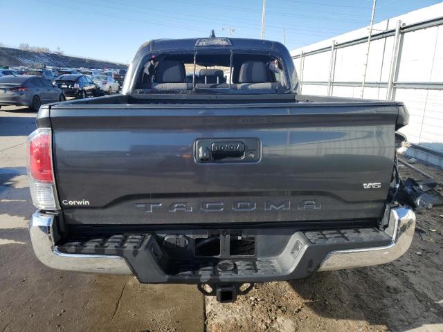 3TMCZ5AN1NM527270 - 2022 TOYOTA TACOMA DOUBLE CAB GRAY photo 6