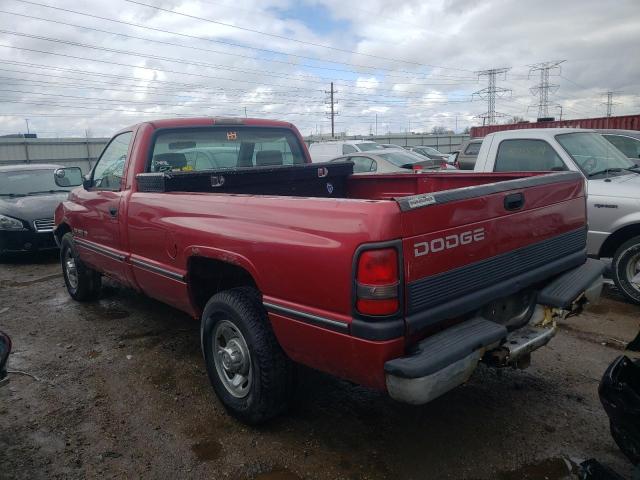 1B7KC26Z2VJ583755 - 1997 DODGE RAM 2500 RED photo 2