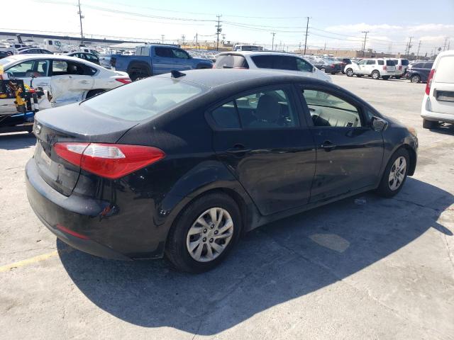 KNAFK4A68F5436957 - 2015 KIA FORTE LX BLACK photo 3