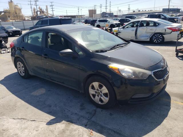 KNAFK4A68F5436957 - 2015 KIA FORTE LX BLACK photo 4