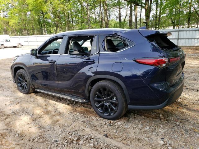 5TDGZRAH6MS531512 - 2021 TOYOTA HIGHLANDER XLE Կապույտ լուսանկար 2