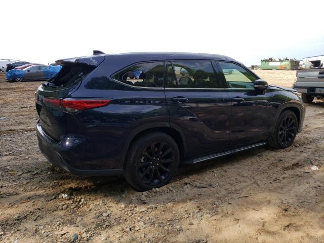 5TDGZRAH6MS531512 - 2021 TOYOTA HIGHLANDER XLE Կապույտ լուսանկար 3