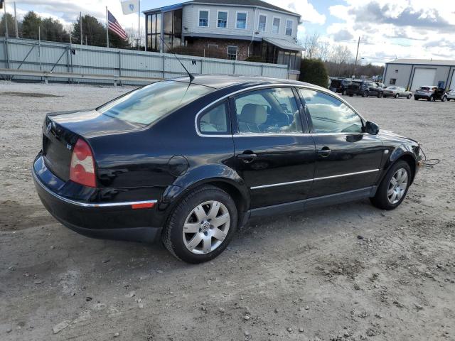 WVWRH63B11P135206 - 2001 VOLKSWAGEN PASSAT GLX BLACK photo 3