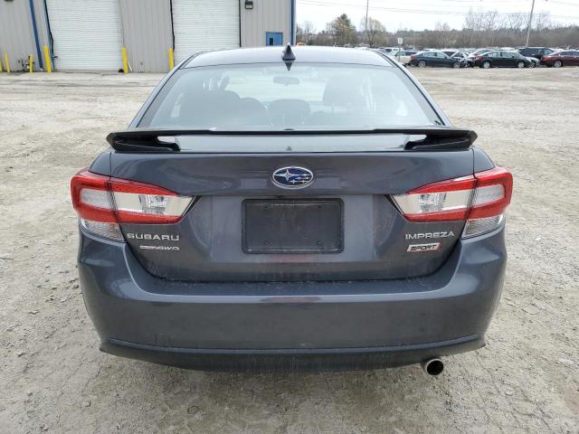 4S3GKAL67N3600633 - 2022 SUBARU IMPREZA SPORT GRAY photo 6