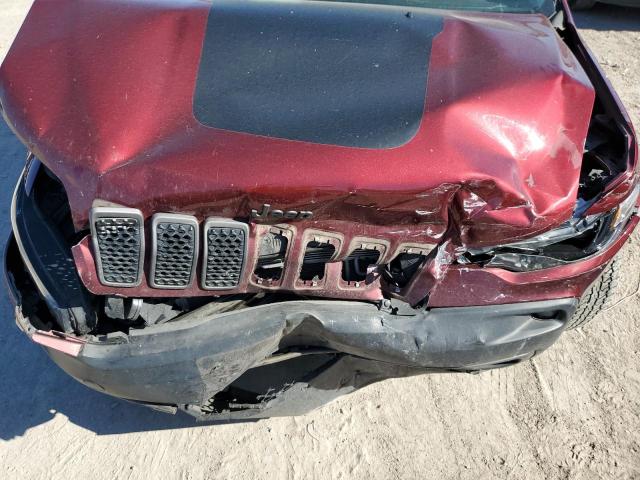 1C4PJMBX6KD141373 - 2019 JEEP CHEROKEE TRAILHAWK წითელი ფოტო 12