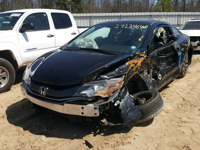 2HGFG3B03EH503661 - 2014 HONDA CIVIC EXL BLACK photo 2