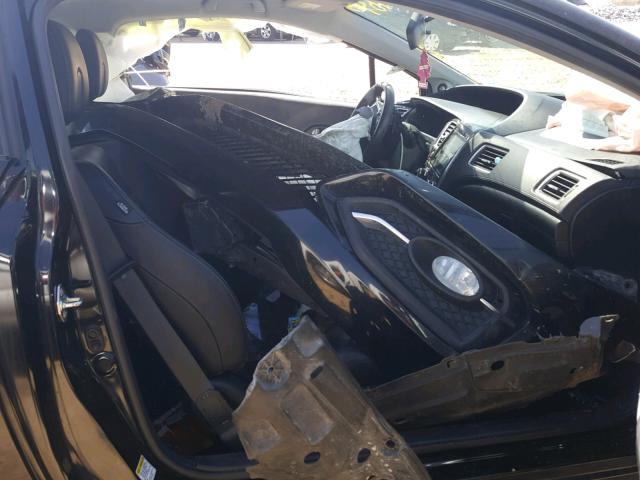2HGFG3B03EH503661 - 2014 HONDA CIVIC EXL BLACK photo 5