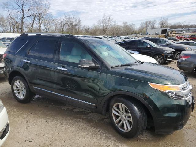 1FM5K7D87DGC68416 - 2013 FORD EXPLORER XLT GREEN photo 4