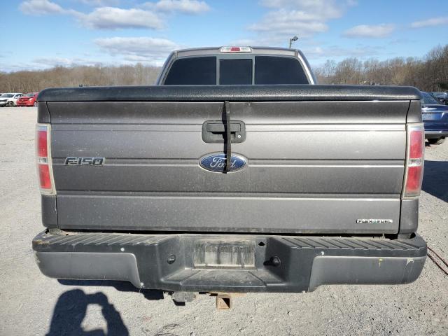 1FTFX1EF3BKD01748 - 2011 FORD F150 SUPER CAB GRAY photo 6