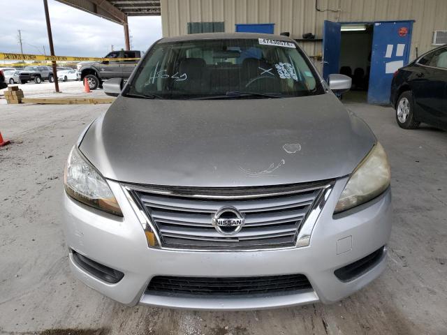1N4AB7AP3DN905088 - 2013 NISSAN SENTRA S SILVER photo 5