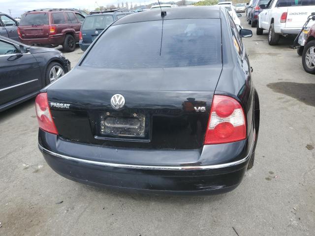 WVWRH63B14P094189 - 2004 VOLKSWAGEN PASSAT GLX BLACK photo 6