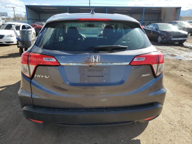 3CZRU6H31NM708124 - 2022 HONDA HR-V LX GRAY photo 6