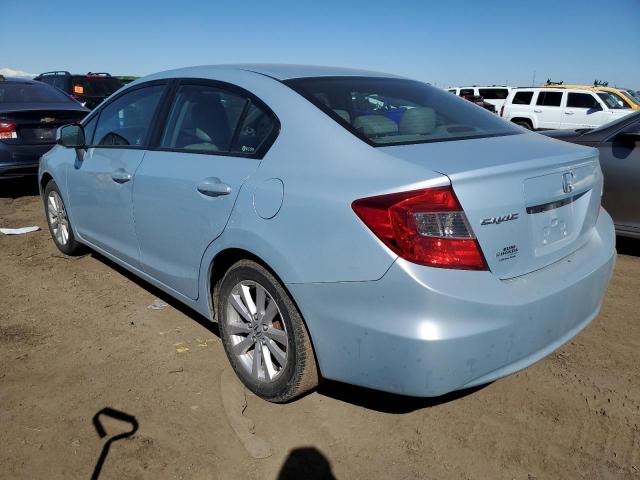2HGFB2F9XCH595401 - 2012 HONDA CIVIC EXL ვერცხლისფერი ფოტო 2