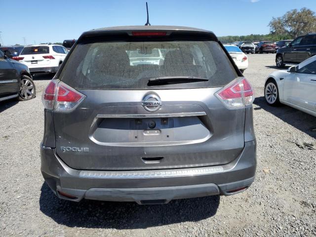 KNMAT2MT6GP643322 - 2016 NISSAN ROGUE S GRAY photo 6