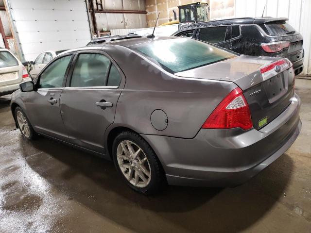 3FAHP0JA7AR228543 - 2010 FORD FUSION SEL GRAY photo 2