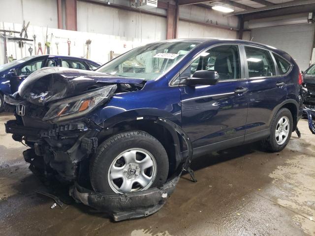 5J6RM4H36FL005707 - 2015 HONDA CR-V LX BLUE photo 1