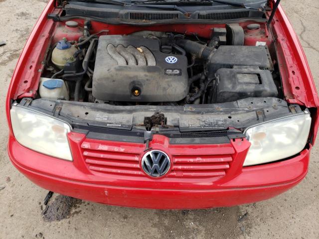 3VWSB69M42M113216 - 2002 VOLKSWAGEN JETTA GLS RED photo 11