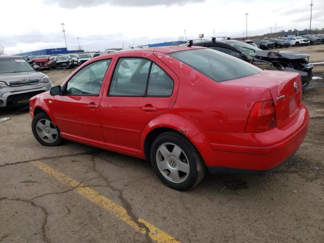 3VWSB69M42M113216 - 2002 VOLKSWAGEN JETTA GLS RED photo 2