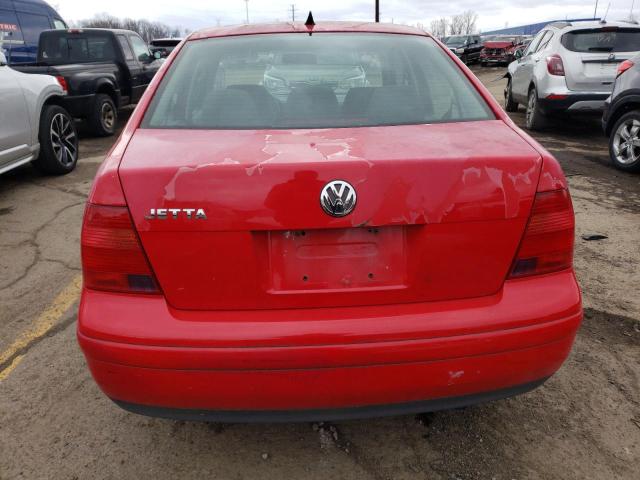 3VWSB69M42M113216 - 2002 VOLKSWAGEN JETTA GLS RED photo 6