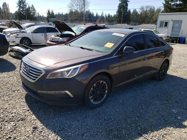 5NPE24AF1FH146865 - 2015 HYUNDAI SONATA SE BROWN photo 1