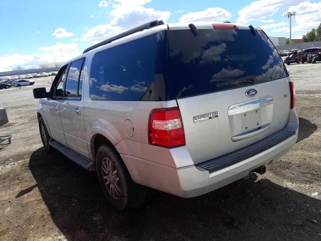 1FMJK1H54BEF36570 - 2011 FORD EXPEDITION EL XLT SILVER photo 2
