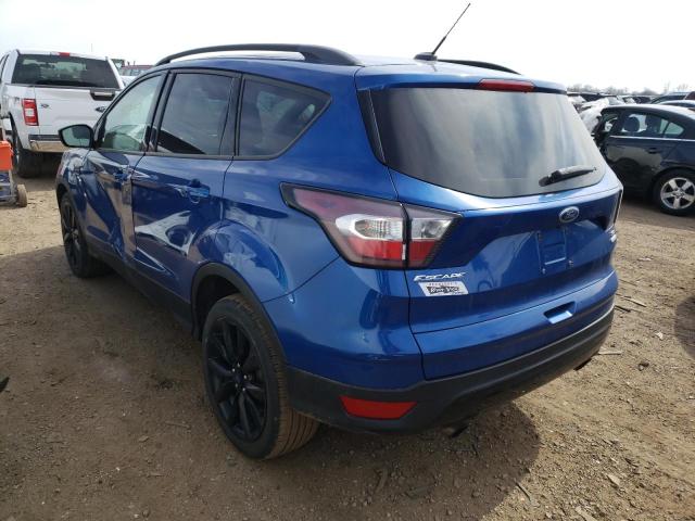 1FMCU0GD7HUC93485 - 2017 FORD ESCAPE SE BLUE photo 2