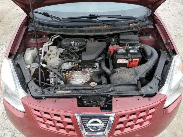 JN8AS58V89W188244 - 2009 NISSAN ROGUE S RED photo 11