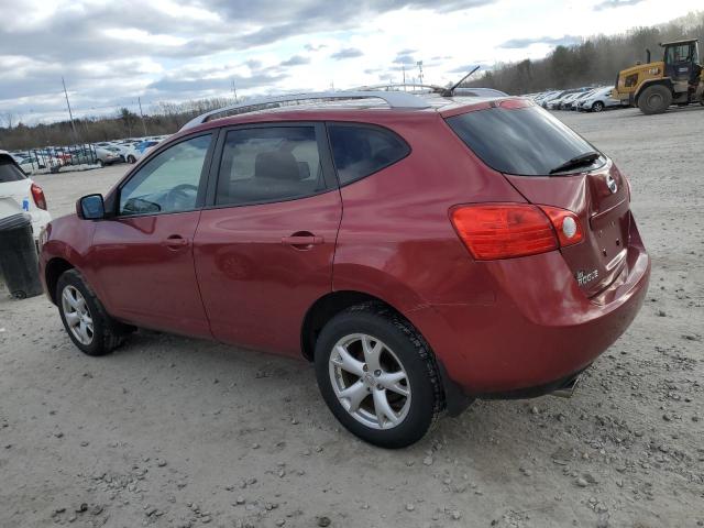 JN8AS58V89W188244 - 2009 NISSAN ROGUE S RED photo 2
