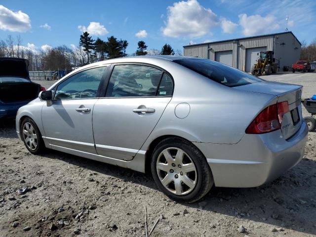 2HGFA16567H305266 - 2007 HONDA CIVIC LX SILVER photo 2