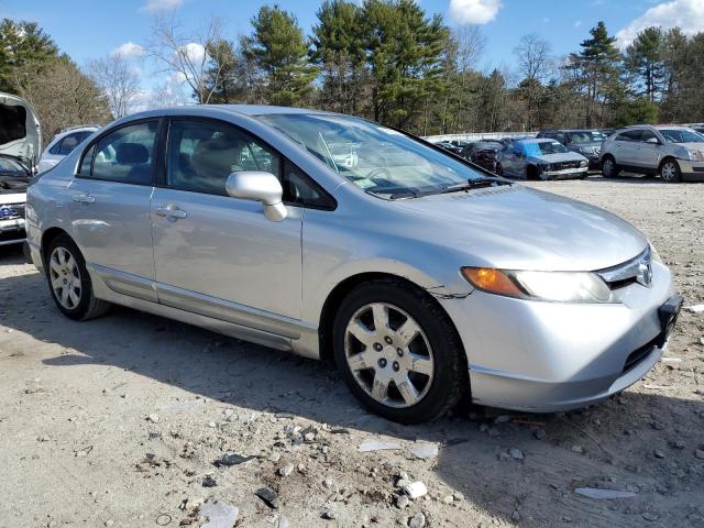 2HGFA16567H305266 - 2007 HONDA CIVIC LX SILVER photo 4