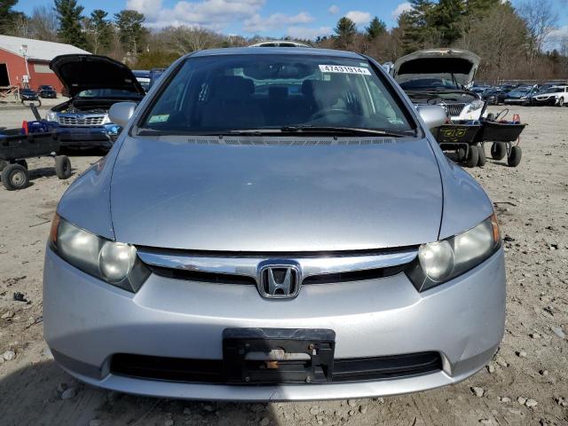 2HGFA16567H305266 - 2007 HONDA CIVIC LX SILVER photo 5