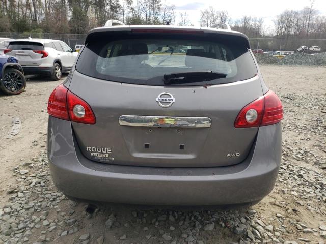 JN8AS5MVXEW717211 - 2014 NISSAN ROGUE SELE S GRAY photo 6