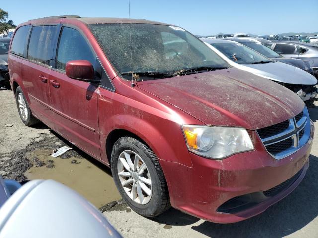 2C4RDGCGXER210776 - 2014 DODGE GRAND CARA SXT RED photo 4