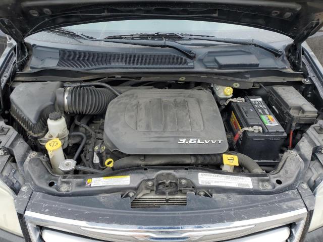 2A4RR8DG5BR745087 - 2011 CHRYSLER TOWN & COU TOURING L CHARCOAL photo 12