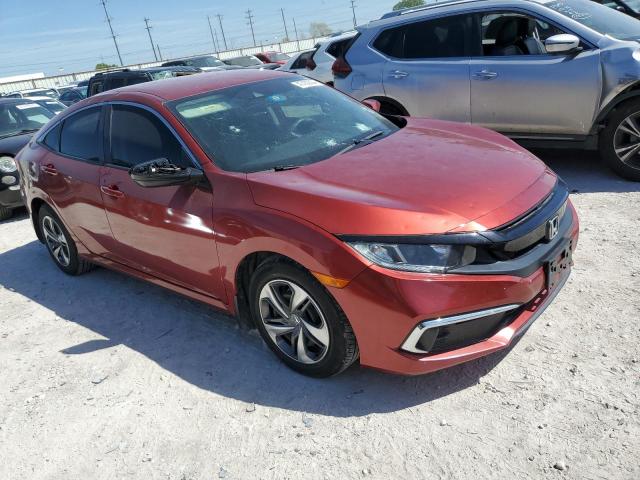 2HGFC2F60LH583504 - 2020 HONDA CIVIC LX RED photo 4